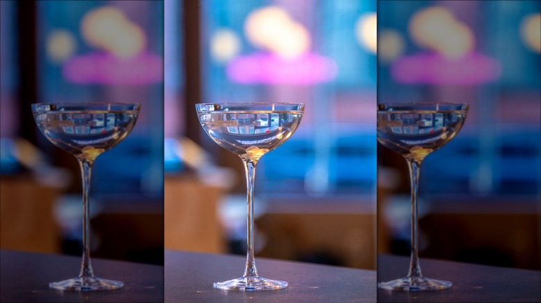 Clarified Dirty Martini