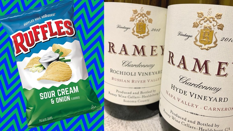 Ruffles chips with Ramey chardonnay