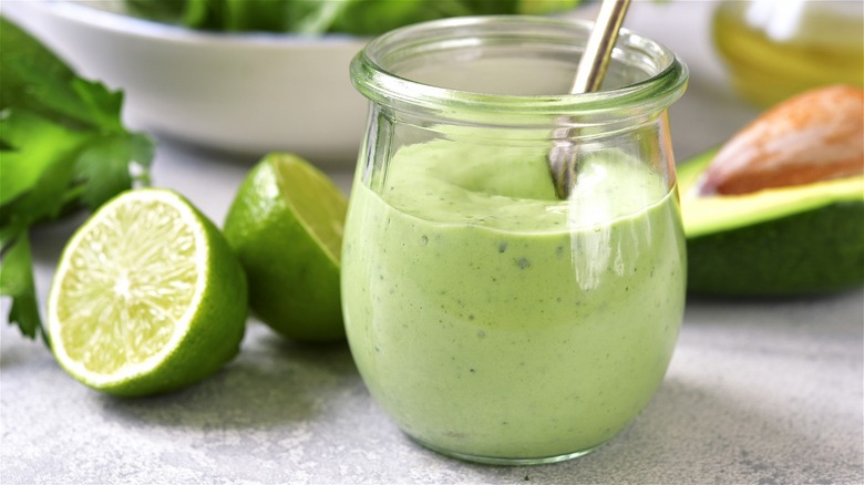 Avocado yogurt sauce