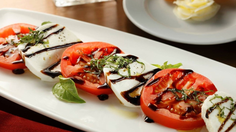 A fresh Caprese salad