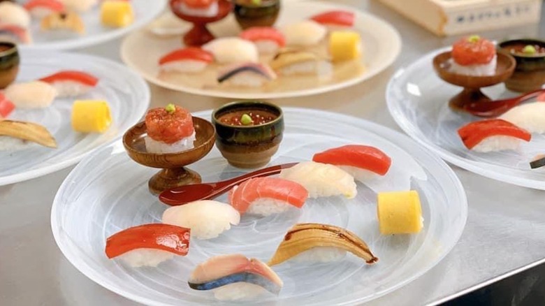 Array of nigiri 