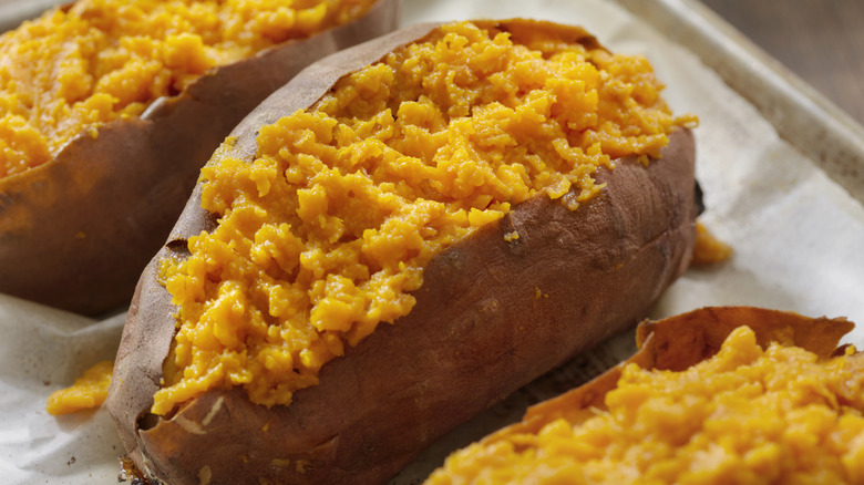 baked sweet potato