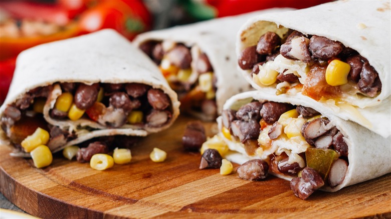 Black bean burritos