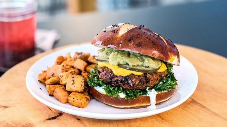 Superfood veggie burger