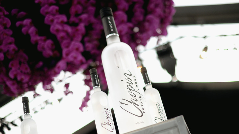 Chopin vodka bottle