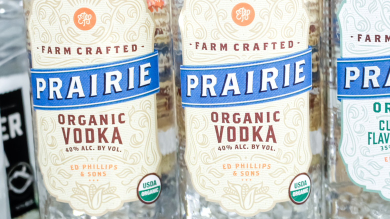 Prairie Vodka bottle 