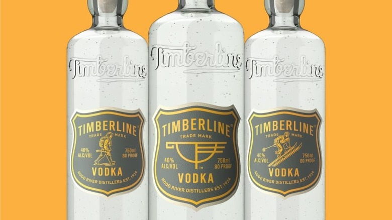 Timberline Vodka bottle 