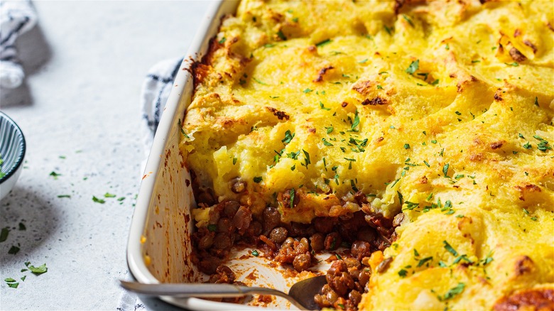 Lentil shepherd's pie