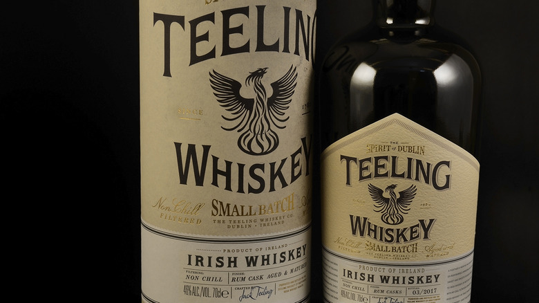 Teeling Small Batch whiskey bottle