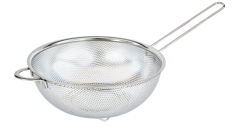 sieve on white background