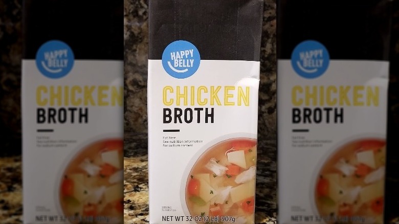 Box of Happy Belly Chicken Broth