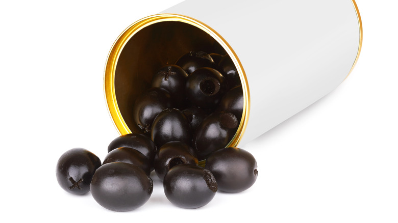 can of black olives