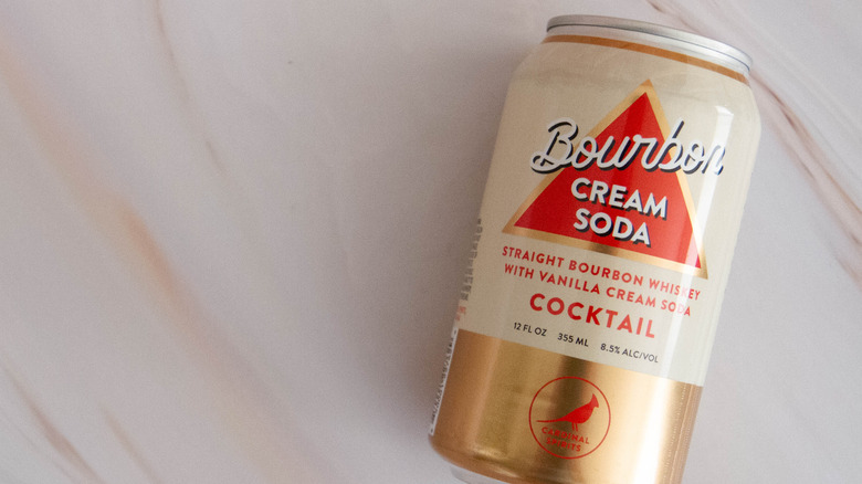 Can of Cardinal Spirits Bourbon Cream Soda