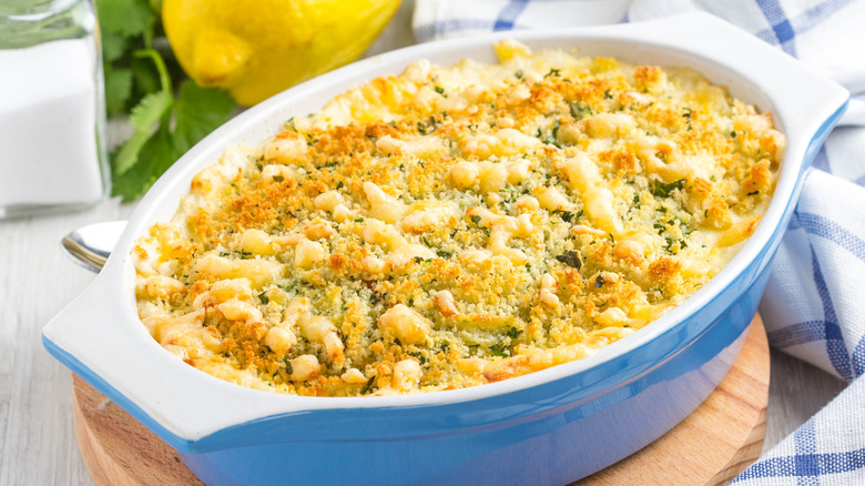 Crumb-topped casserole