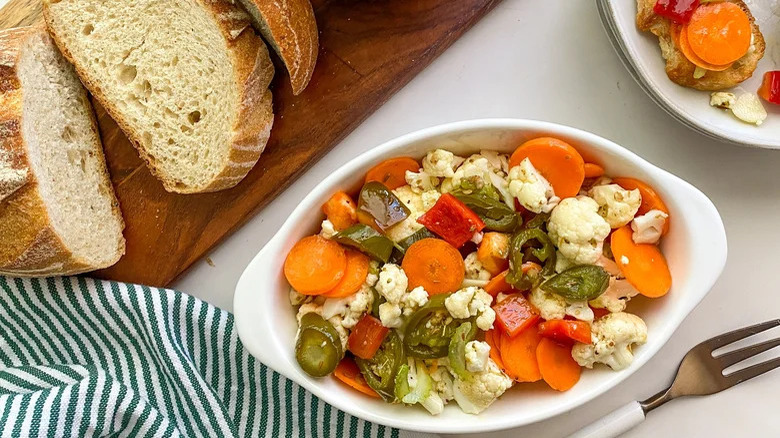 Spicy Chicago-Style Giardiniera