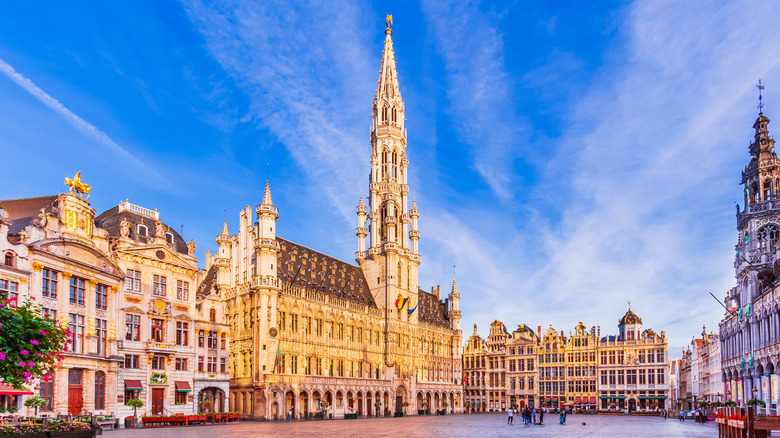 City square in Brussels