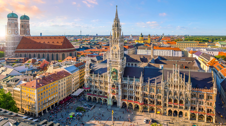 High shot of Munich, Germany