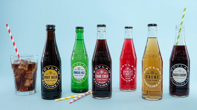 Selection of Boylan sodas