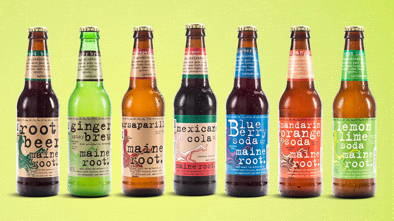 Selection of Maine Root sodas