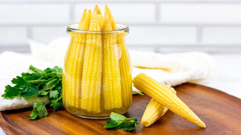 pickled baby corn