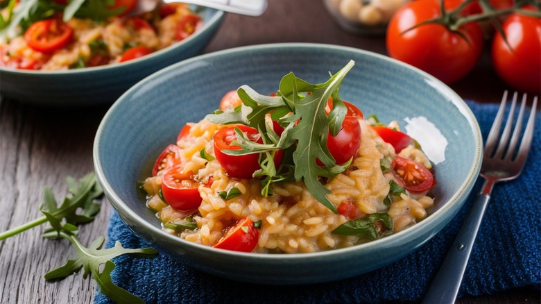 portion of risotto