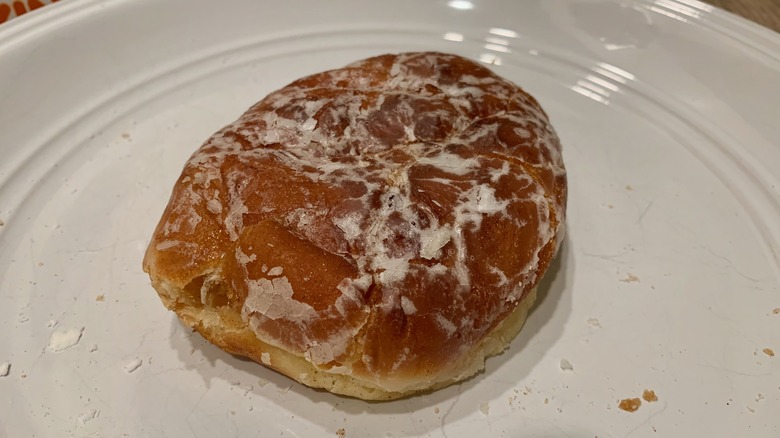 Apple Fritter Donut on plate