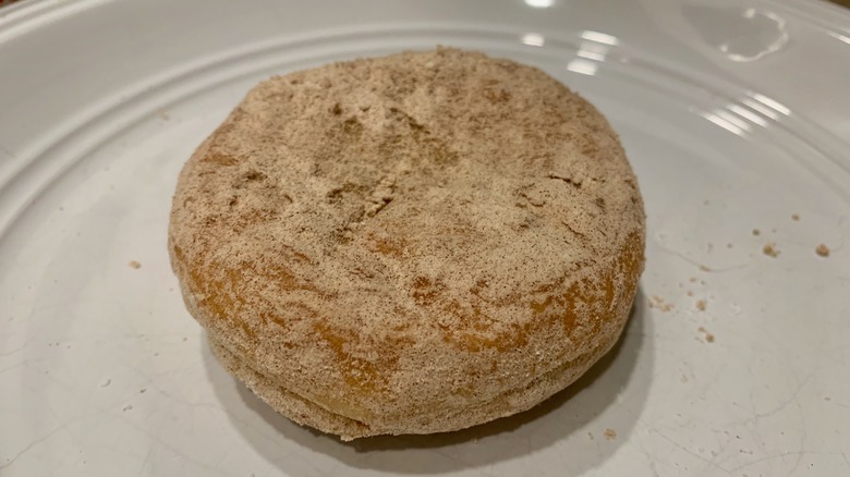 Apple Dunkin' Donut on plate