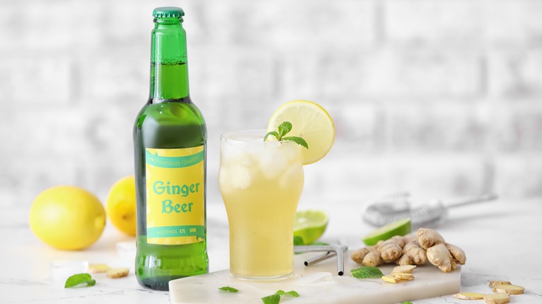 ginger beer with citrus