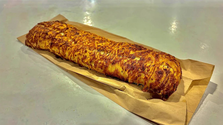 Costco chicken bake on parchment paper