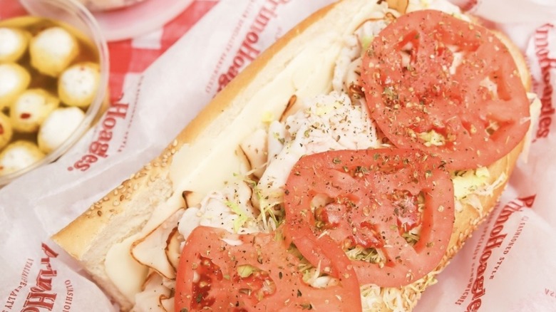 Primo hoagie close-up