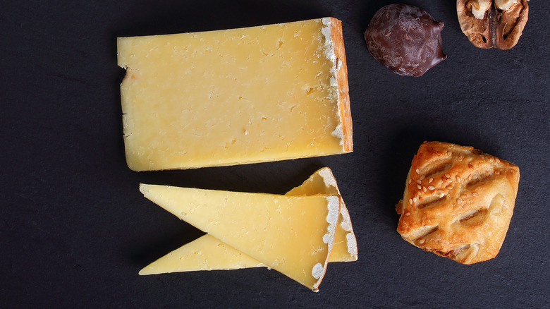 Cantal on a cheese board