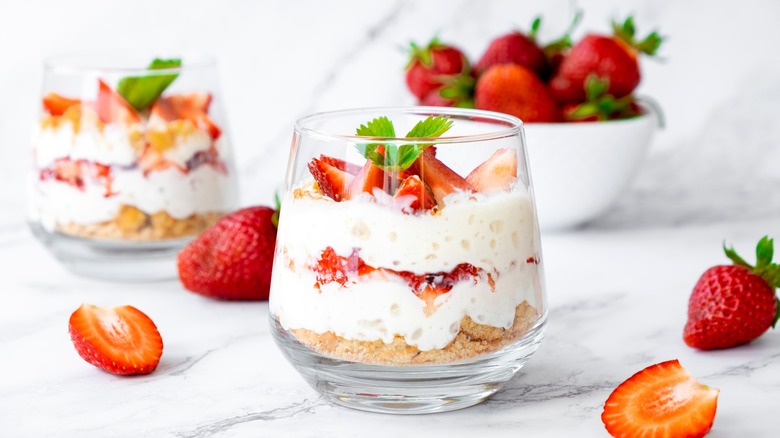 Trifle with berries