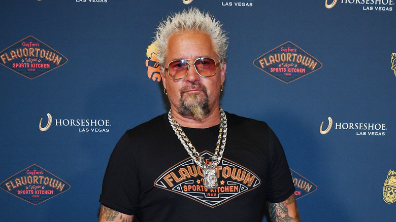 Guy Fieri posing