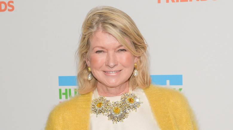 Martha Stewart posing