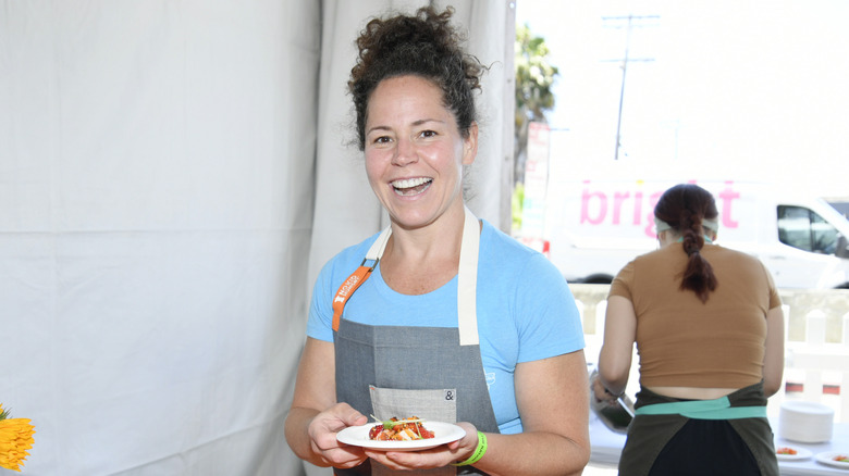 Stephanie Izard posing