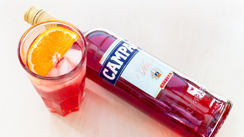 Drink made with Campari