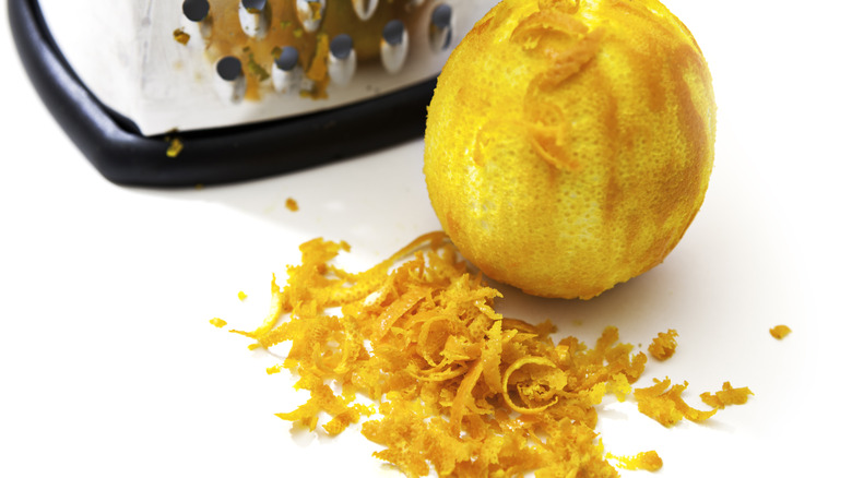 Grated orange peel 