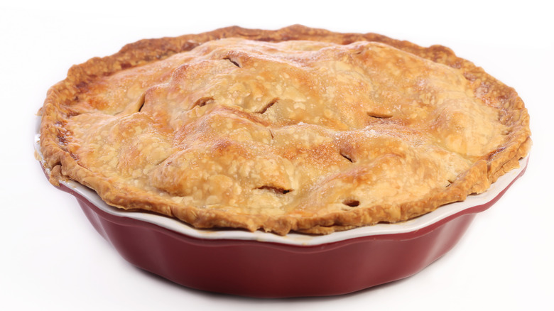 Deep dish apple pie