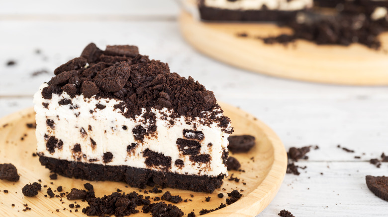 OREO cookie crust cheesecake