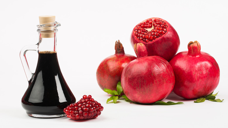 grenadine with pomegranates