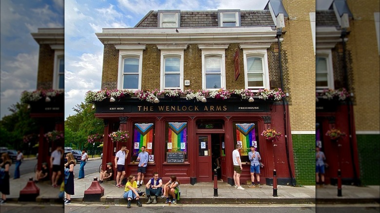 The Wenlock Arms pub exterior 