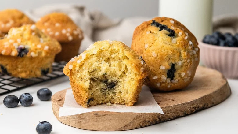 Cardamom Blueberry Muffins