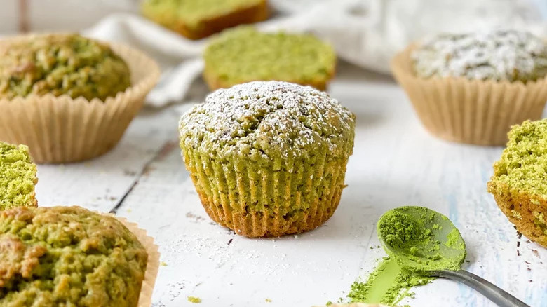 many matcha muffins