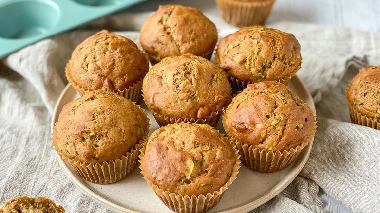 Zucchini Banana Bread Muffins