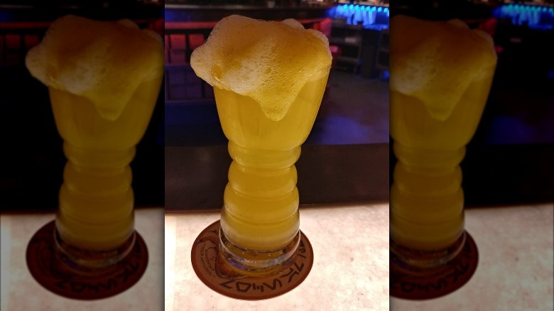 Fuzzy Tauntaun cocktail at Oga's Cantina