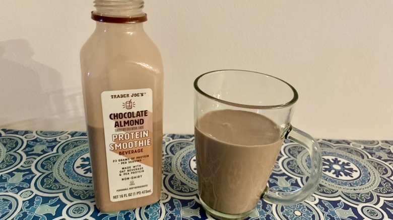 Chocolate Almond Protein Smoothie Beverage