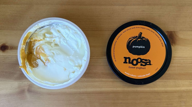 noosa Pumpkin yogurt