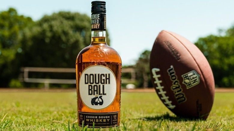 Dough Ball Whiskey in the grass