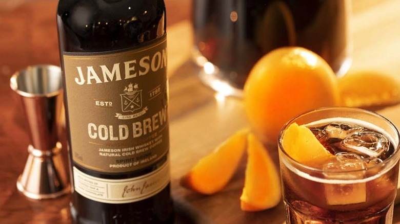 Jameson Irish Whiskey Cold Bew with glass