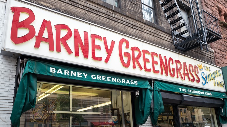 Barney Greengrass sign